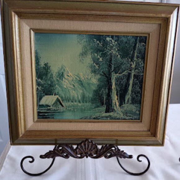 Brushed Brown Metal Easel for Countertop Cookbook or Art Display - Picture 7 of 8